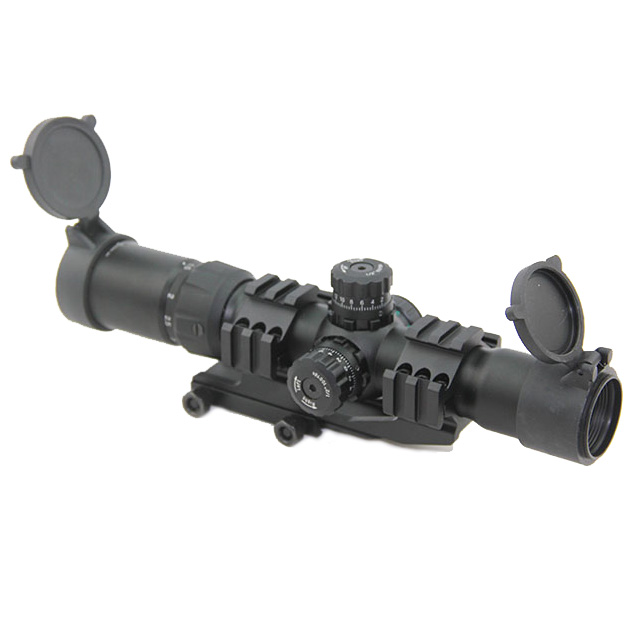 ANS 1.5-4X30 RGB Tri-illuminated 3/4 circle Reticle CQB Riflesco